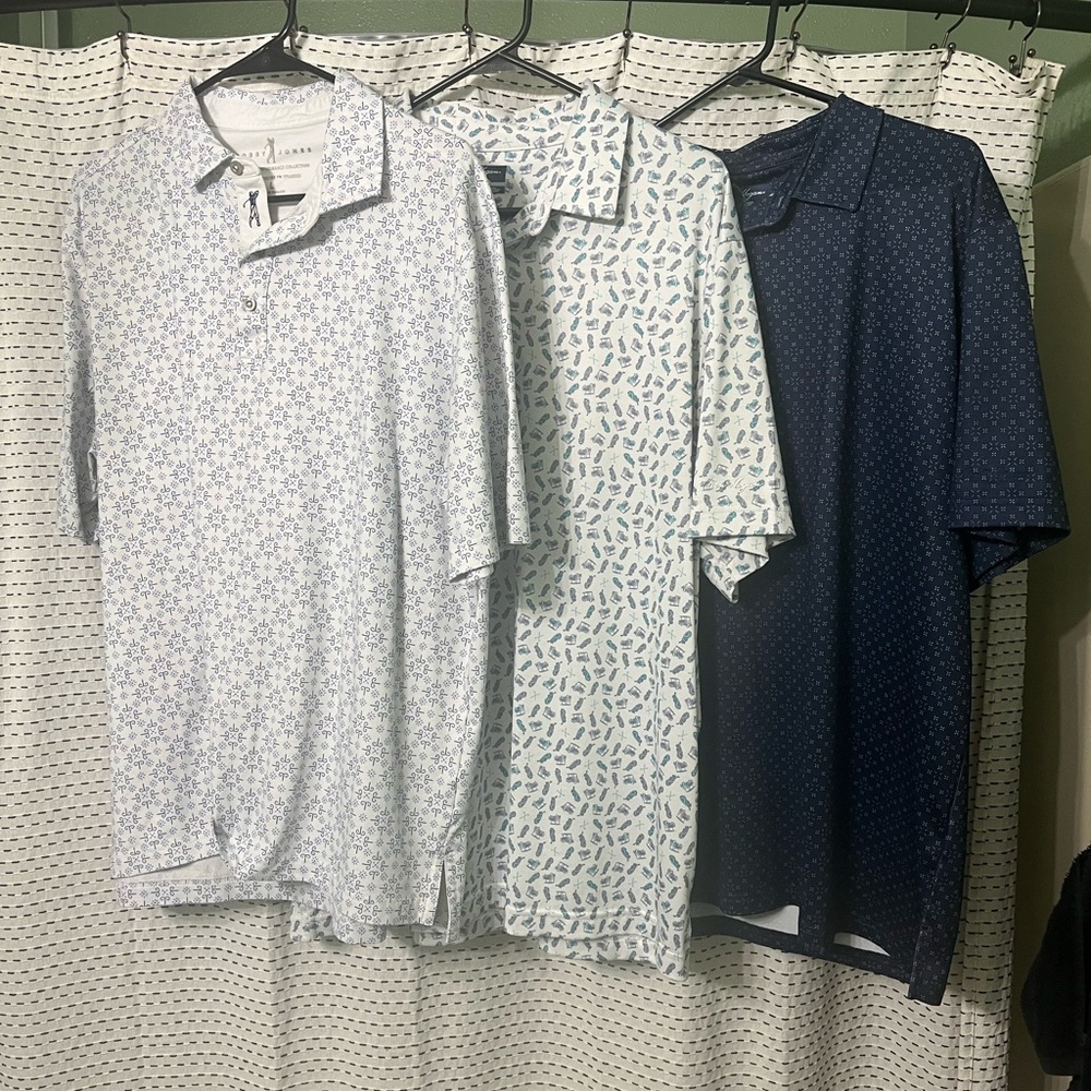 Men's Patterned Polo Shirts